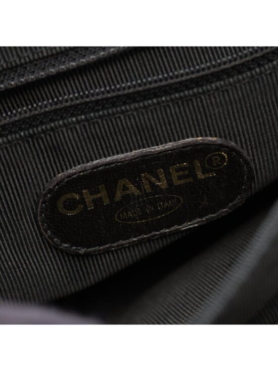 Chanel Backpack Triple CC Logo Black Calf Coco main image 4